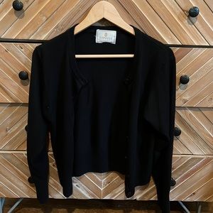 Express tricot button down cardigan